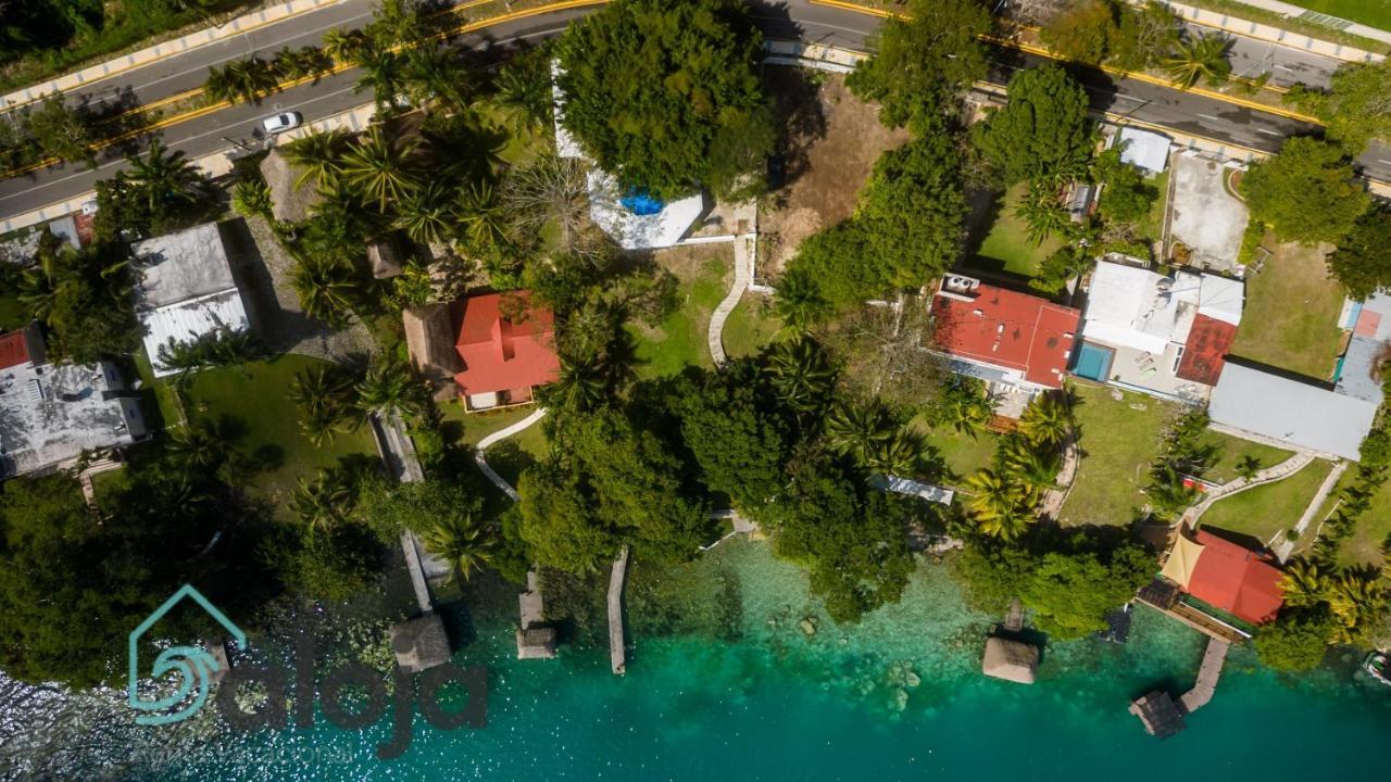 Villa Xtohil With Private Access To The Magic 7 Colors Lagoon バカラル エクステリア 写真