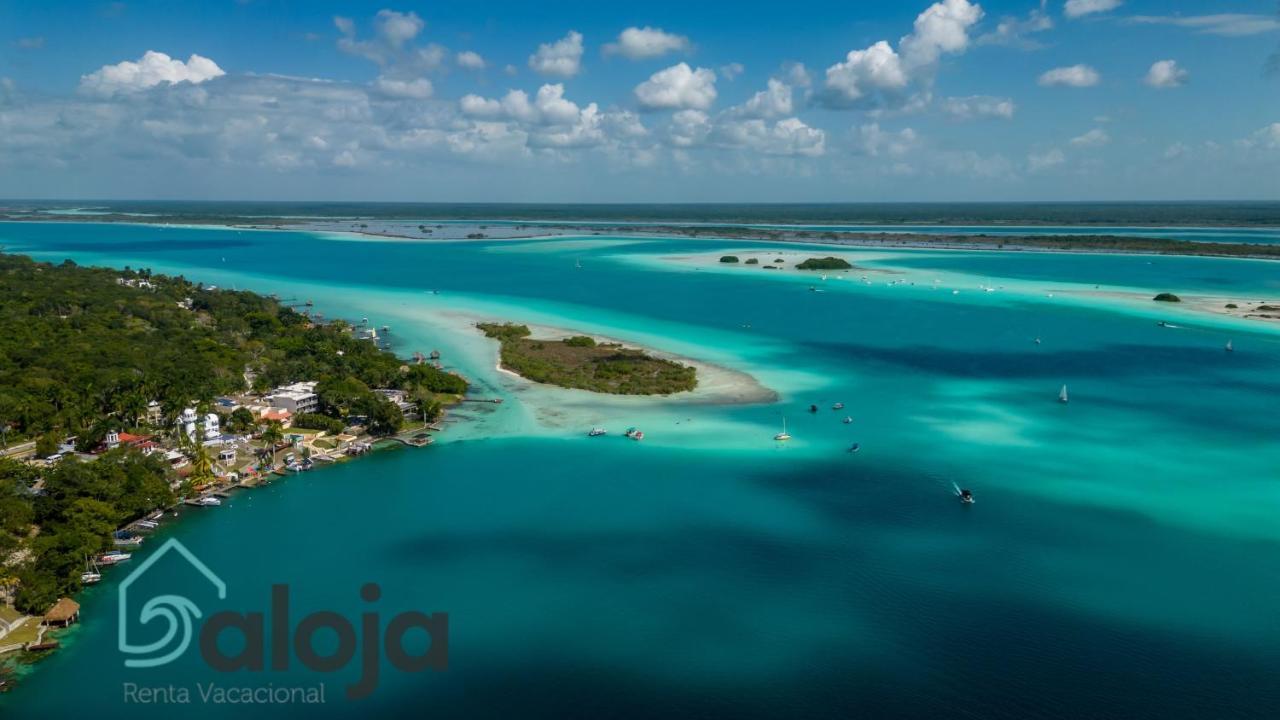 Villa Xtohil With Private Access To The Magic 7 Colors Lagoon バカラル エクステリア 写真