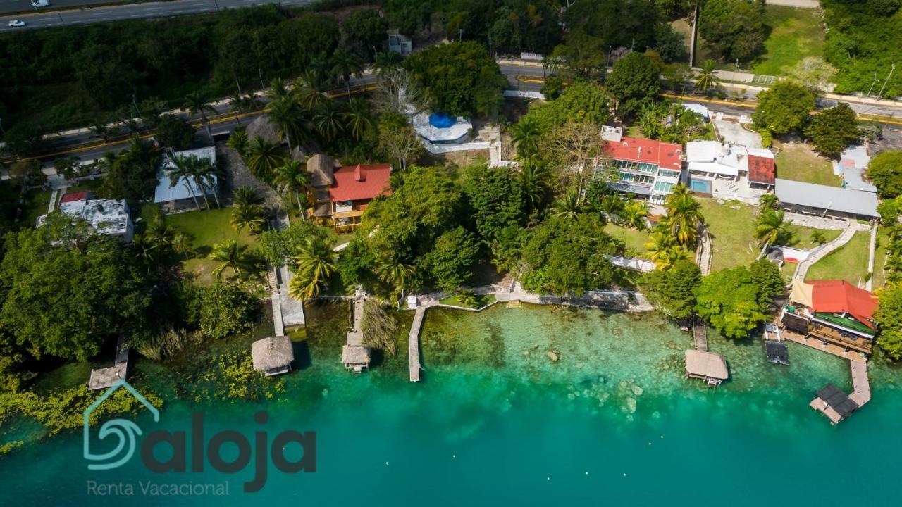 Villa Xtohil With Private Access To The Magic 7 Colors Lagoon バカラル エクステリア 写真