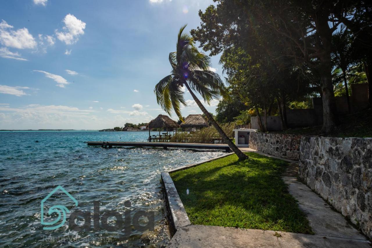 Villa Xtohil With Private Access To The Magic 7 Colors Lagoon バカラル エクステリア 写真