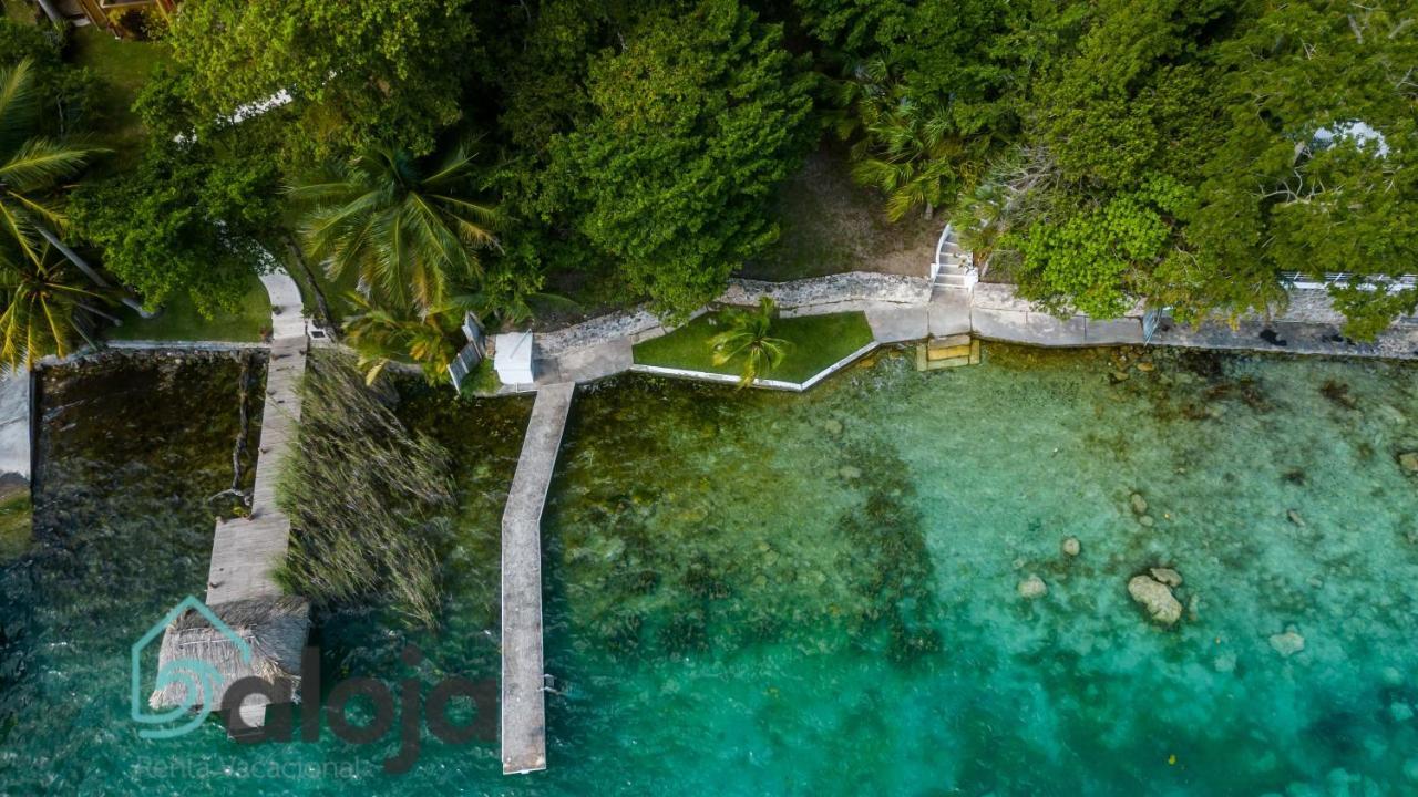 Villa Xtohil With Private Access To The Magic 7 Colors Lagoon バカラル エクステリア 写真