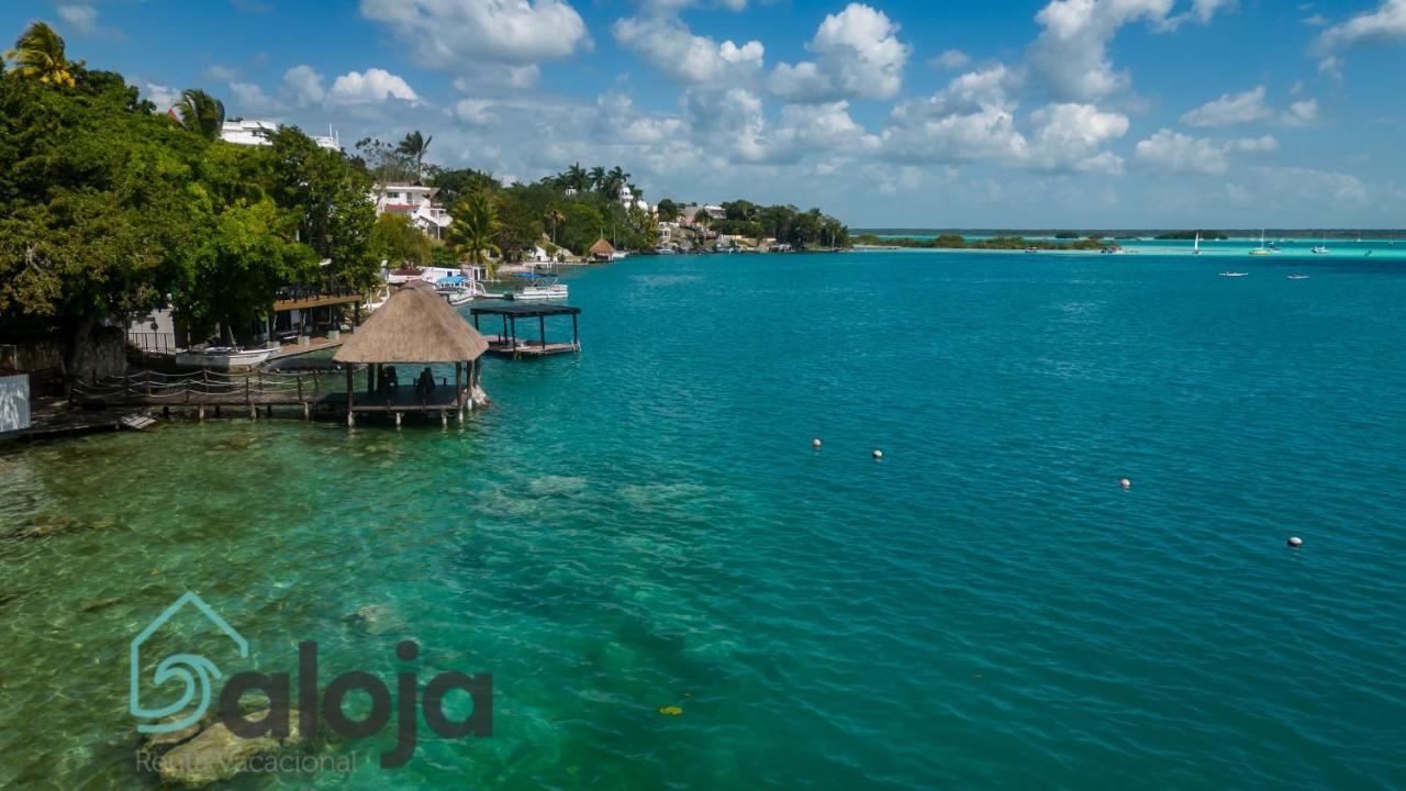 Villa Xtohil With Private Access To The Magic 7 Colors Lagoon バカラル エクステリア 写真