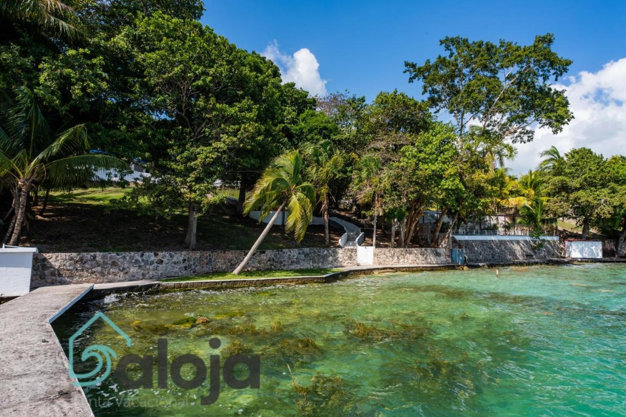 Villa Xtohil With Private Access To The Magic 7 Colors Lagoon バカラル エクステリア 写真