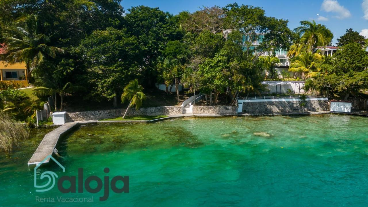Villa Xtohil With Private Access To The Magic 7 Colors Lagoon バカラル エクステリア 写真