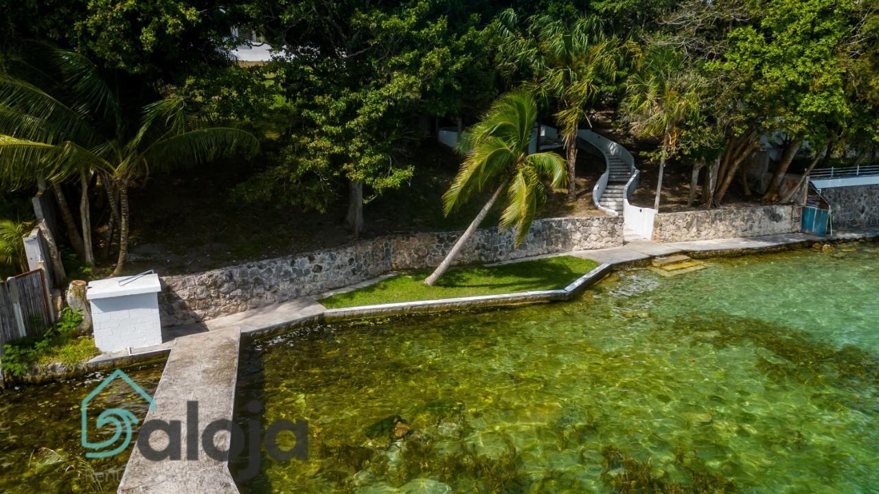 Villa Xtohil With Private Access To The Magic 7 Colors Lagoon バカラル エクステリア 写真